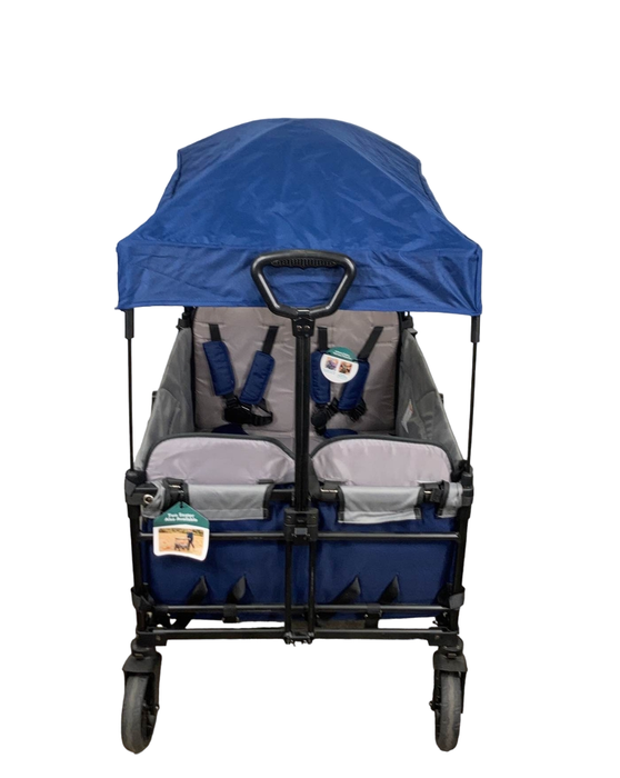 secondhand Wonderfold X4 Push & Pull Quad Stroller, 2021, Navy