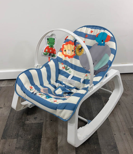 used Fisher Price Deluxe Infant To Toddler Rocker