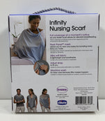 secondhand Boppy Infinity Nursing Scarf, Silver Gray