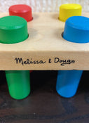 secondhand Melissa & Doug Deluxe Pounding Bench Wooden Toy