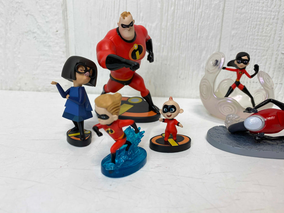 used Disney Pixar Incredibles Figures