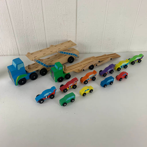 used BUNDLE Melissa & Doug Wooden Vehicles