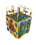 used ALEX Jr. My Busy World Wooden Activity Cube