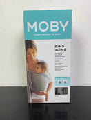 used Moby Wrap Ring Sling, In Pewter