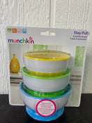 secondhand Munchkin Stay-Put Suction Bowls 3 Pack