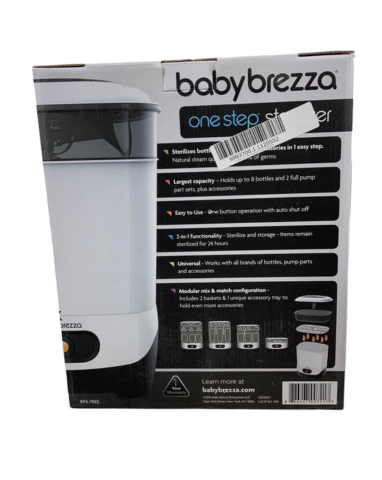 secondhand Baby Brezza One-Step Bottle Sterilizer