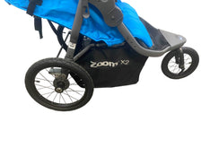 Joovy Zoom X2 Double Jogging Stroller, 2022, Glacier