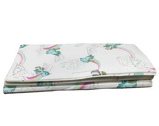 used JumpOff Jo Large Waterproof Foam Padded Playmat, Fairy Blossom