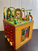 used Parents Busy Zoo Wooden Activity Cube