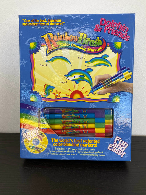 used Rainbow Brush Color Blending Markers Kit, Dolphin and Friends