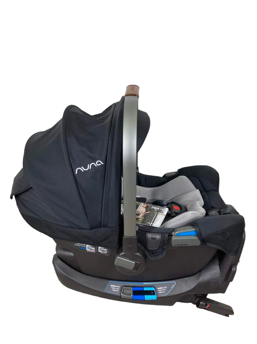 secondhand Nuna PIPA rx Infant Car Seat, Caviar, 2021