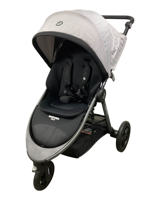 secondhand Maxi-Cosi Gia XP 3-Wheel Travel System with Mico Luxe Car Seat, Midnight Moon, 2022