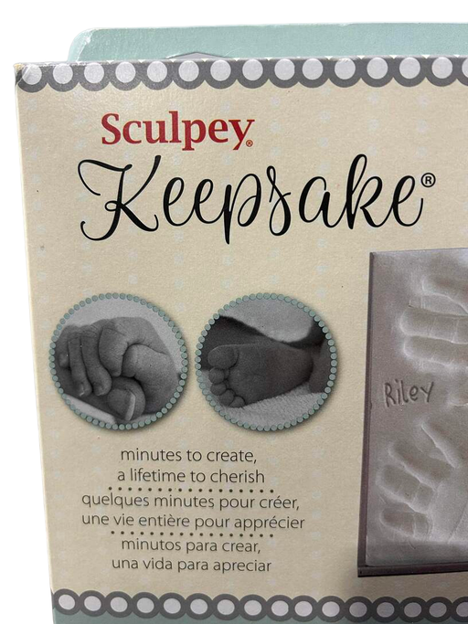 secondhand Sculpey Keepsake Oven Bake Clay And Frame Set