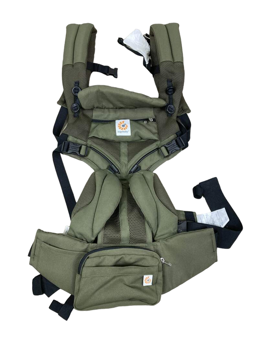 used Ergobaby Omni 360 Cotton Baby Carrier, Khaki Green