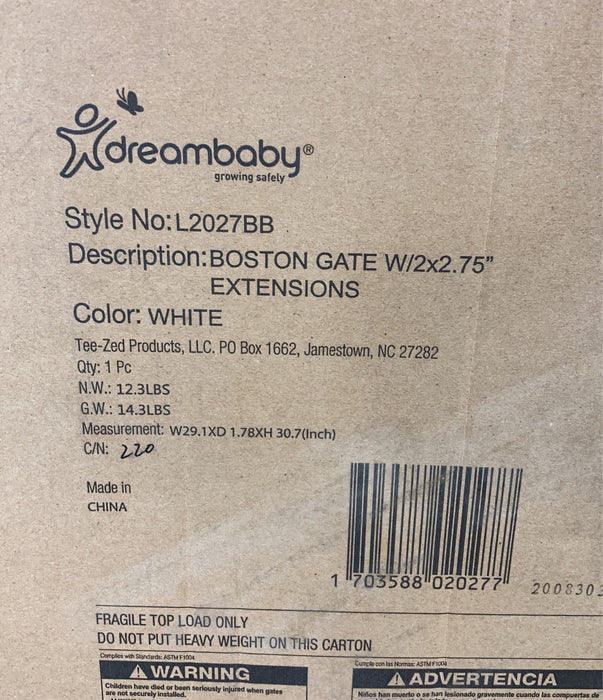 secondhand Dreambaby Boston Auto Close Security Gate, White