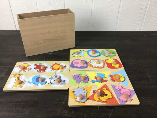 used BUNDLE Wooden Puzzles