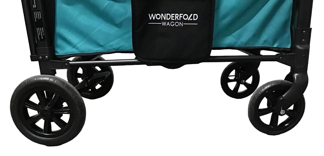 used Wonderfold W1 Original Stroller Wagon, Teal Green