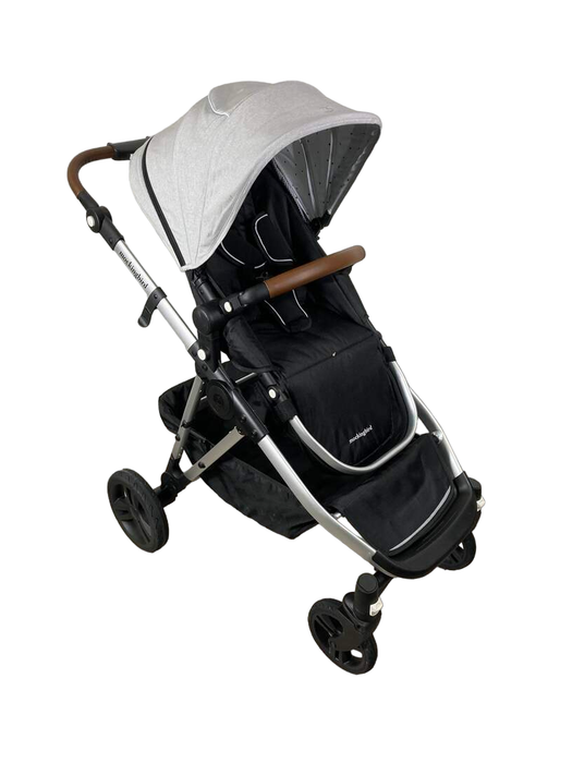 used Mockingbird Single to Double Stroller, 2023, Silver with Penny Leather, Limited Edition Night Stars, Limited Edition Light Grey