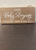 used Baby Sleeping Sign