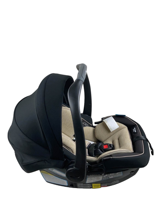 secondhand Graco SnugRide SnugFit 35 DLX Infant Car Seat, Pierce, 2022