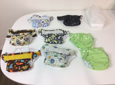 used BUNDLE Cloth Diapers