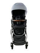 secondhand Mockingbird Single to Double Stroller, 2022, Silver with Penny Leather, Windowpane, Sky