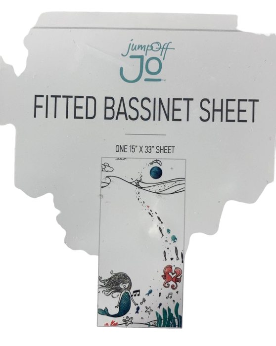 secondhand JumpOff Jo Fitted Bassinet Sheet, Mermaid