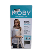 used Moby Evolution Baby Carrier, Almond