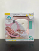 used Blooming Bath Baby Bath, Lotus in pink/grey