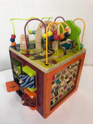 secondhand B. Toys Zany Zoo Wooden Activity Cube