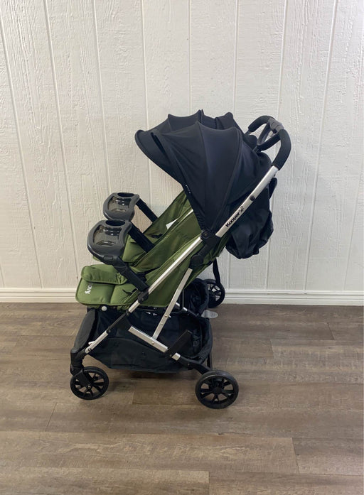 secondhand Joovy Kooper X2 Double Stroller, Olive, 2021