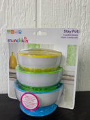 used Munchkin Stay-Put Suction Bowls 3 Pack