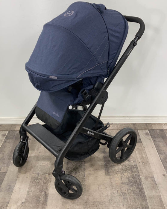 secondhand Cybex Balios S Stroller, 2018, denim blue, No bumper bar