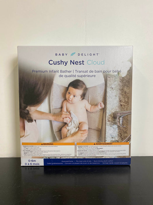 used Baby Delight Cushy Nest Cloud Premium Infant Bather