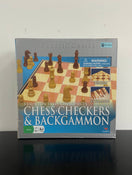 used Cardinal Staunton Style Pieces Checkers Backgammon