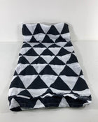 secondhand Cloud Island Muslin Blanket, - black & white triangles