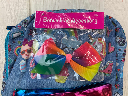 secondhand JoJo Siwa 16'' Kids' Backpack with Bonus Hair Bow