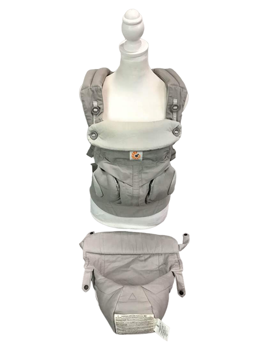 used Ergobaby 360 All Positions Cotton Baby Carrier, Pearl Grey