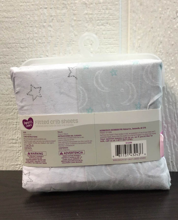 secondhand Parent’s Choice Fitted Crib Sheets 2 Count