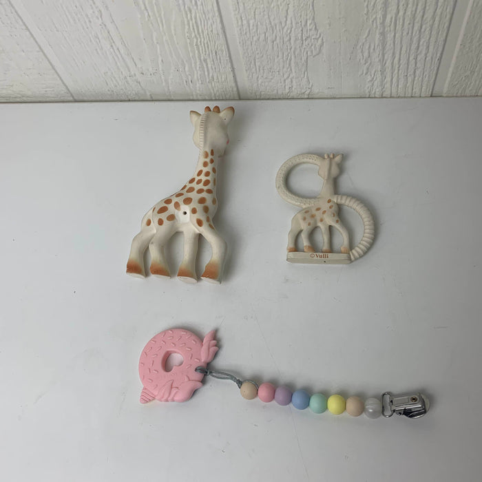 secondhand BUNDLE Teething And Grasping Toys