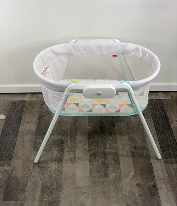 secondhand Fisher Price Stow N’ Go Bassinet