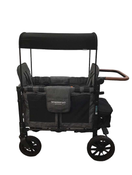 used Wonderfold W2 Luxe Multifunctional Double Stroller Wagon, 2022, Charcoal Gray