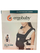 used Ergobaby Omni 360 Cotton Baby Carrier, Pure Black