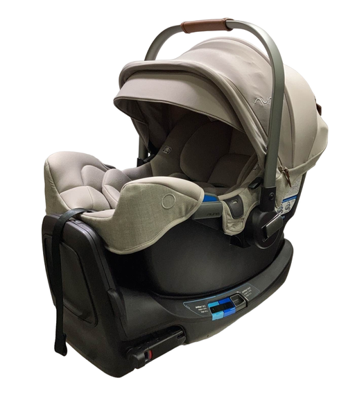 used Nuna PIPA rx Infant Car Seat with RELX Base, 2023, Hazelwood