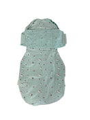 secondhand Happiest Baby SNOO Sack, Large (18-25 lbs), Teal Planets