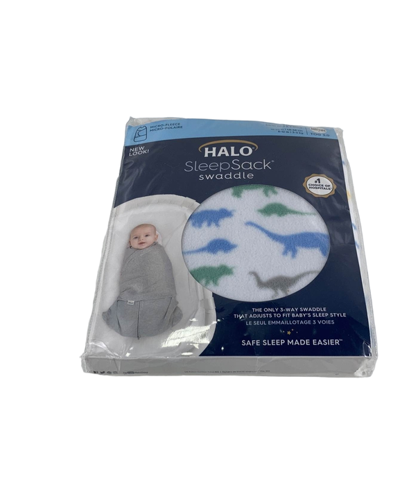 used Halo Micro-Fleece SleepSack, Newborn, Dinos