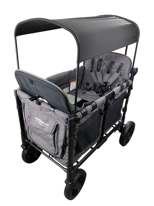 used Wonderfold W2 Original Multifunctional Double Stroller Wagon, 2021, Grey