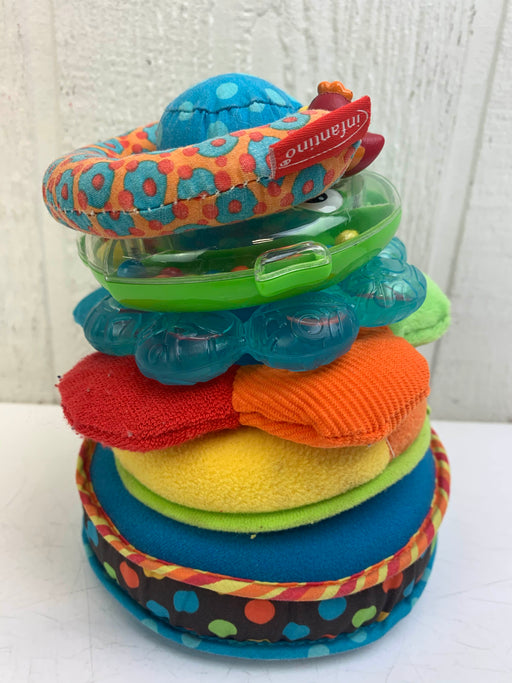 used Infantino Textures & Sounds Activity Stacker