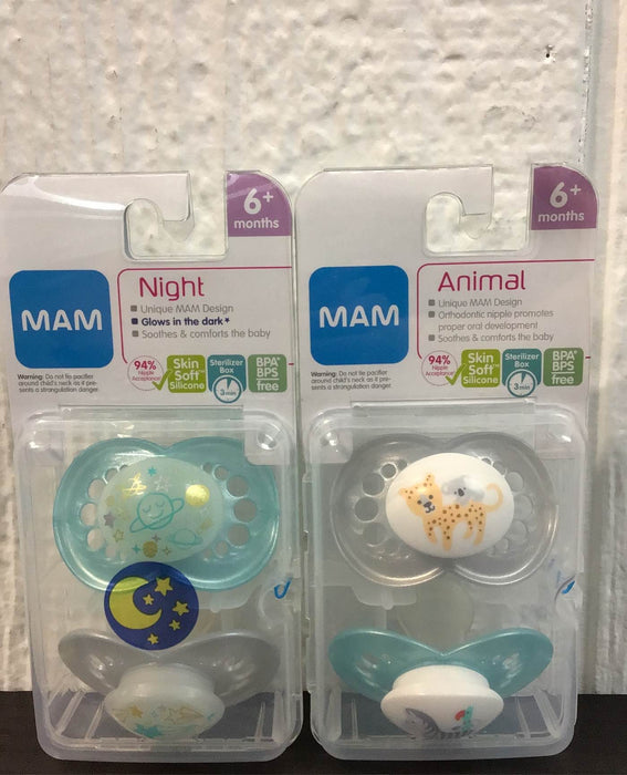 used BUNDLE MAM Pacifiers