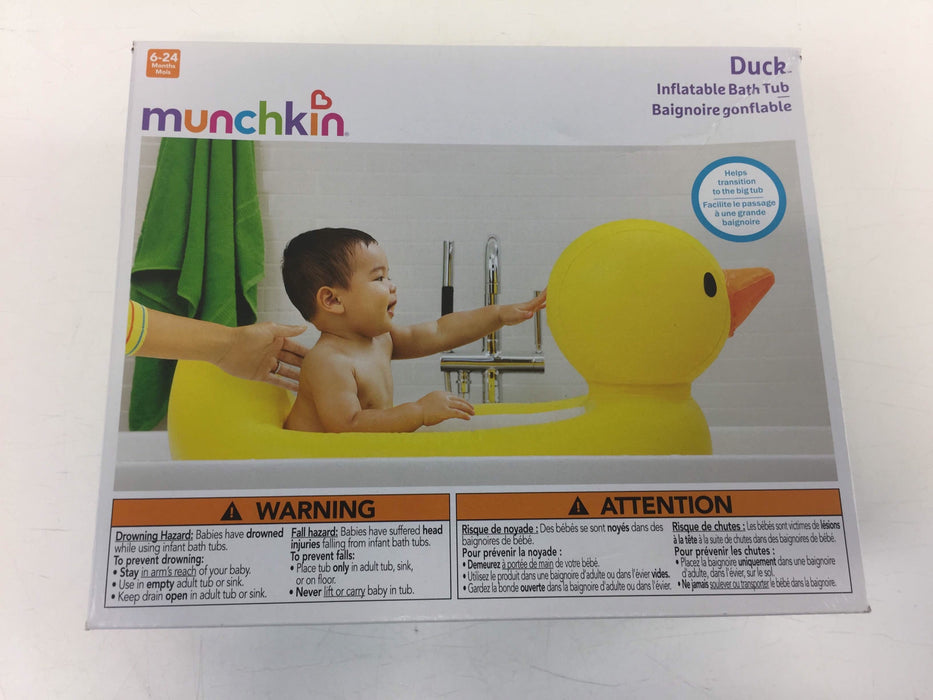 used Munchkin Inflatable Duck Tub